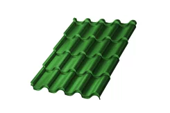 Металлочерепица Монтероссо-M NormanMP 0,5 мм RAL 6018 Желто-зеленый