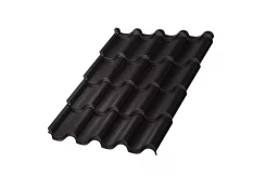 Металлочерепица Монтероссо-X VikingMP E 0,5 мм RAL 8019 Серо-коричневый