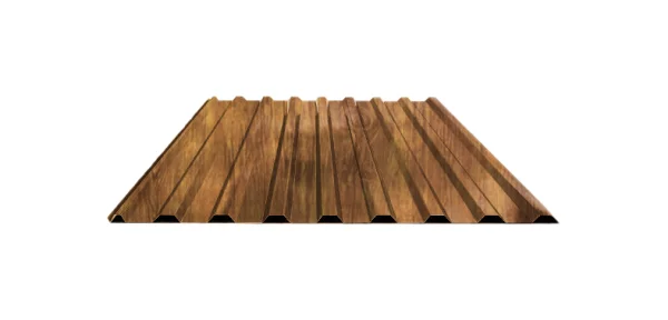 Профнастил для забора МП-20 ECOSTEEL текстурированный Дуб 0,45 мм-1 Профнастил для забора МП-20 ECOSTEEL текстурированный Дуб 0,45 мм-1