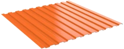 Профлист для забора С-8 Норман 0,5 мм RAL 2004 Чистый оранжевый