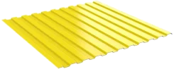 Профлист для забора С-8 Норман 0,5 мм RAL 1018 Желтый цинк