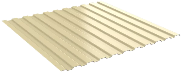 Профлист С 8 Полиэстр 0.45 мм ГОСТ RAL 1014 Слоновая кость-1 Профлист С 8 Полиэстр 0.45 мм ГОСТ RAL 1014 Слоновая кость-1