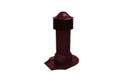 Труба вентиляционная Viotto d-110 мм утепленная RAL3005 Красное вино для мягкой кровли