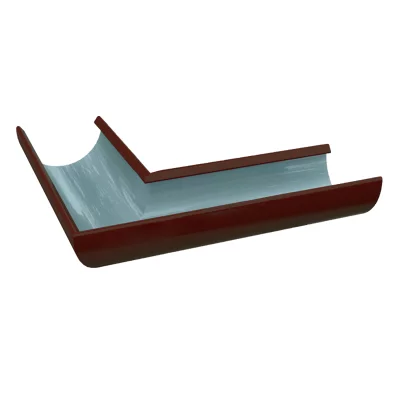 Угол желоба D185 Коричневый шоколад Угол желоба D185 Коричневый шоколад