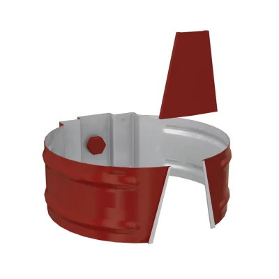 Держатель трубы D150 саморез Вишня Держатель трубы D150 саморез Вишня