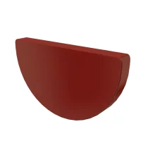 Заглушка желоба D185 Вишня