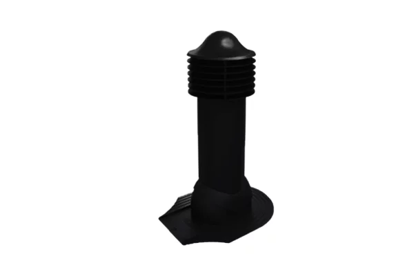 Viotto Труба вент. d-125 мм h-650 мм неутепленная 9005 (для мягкой кровли при монтаже) Viotto Труба вент. d-125 мм h-650 мм неутепленная 9005 (для мягкой кровли при монтаже)