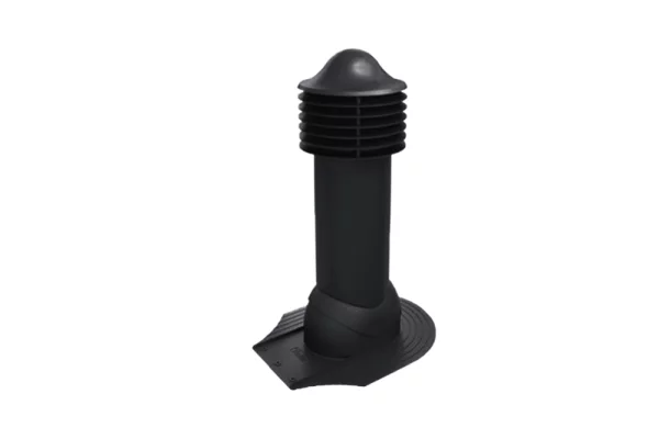 Труба вентиляционная Viotto d-125 мм утепленная RAL7024 Серый графит для мягкой кровли Труба вентиляционная Viotto d-125 мм утепленная RAL7024 Серый графит для мягкой кровли