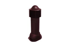 Труба вентиляционная Viotto d125 мм утепленная RAL3005 Красное вино для металлочерепицы