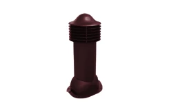 Труба вентиляционная Viotto d-150 мм неутепленная RAL3005 Красное вино для металлочерепицы