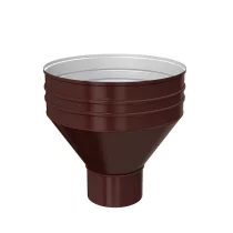 Воронка водосборная D350х150 Коричневый шоколад