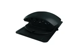 Вентилятор подкровельного пространства Viotto Черепаха RAL9005 Черный с универсальным проходным элементом