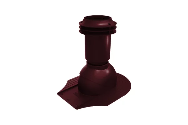 Выход вентиляции канализации Viotto RAL3005 для мягкой кровли Выход вентиляции канализации Viotto RAL3005 для мягкой кровли