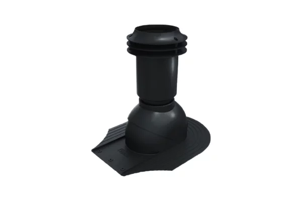 Выход вентиляции канализации Viotto RAL7024 Серый графит для мягкой кровли Выход вентиляции канализации Viotto RAL7024 Серый графит для мягкой кровли