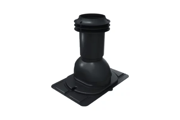 Выход вентиляции канализации с универсальным проходным элементом Viotto RAL 7024 Серый графит Выход вентиляции канализации с универсальным проходным элементом Viotto RAL 7024 Серый графит