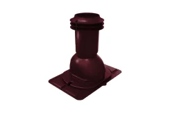 Выход вентиляции канализации с универсальным проходным элементом Viotto RAL3005 Красное вино