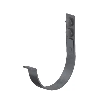 Держатель желоба карнизный D125х132 Серый графит Держатель желоба карнизный D125х132 Серый графит