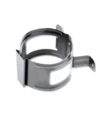 Держатель трубы D100 на дерево Серый графит Держатель трубы D100 на дерево Серый графит