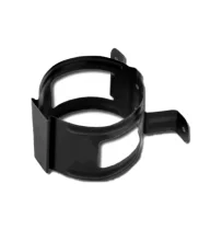 Держатель трубы D100 на дерево Черный