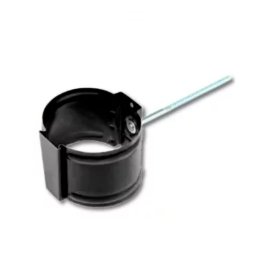 Держатель трубы D100 на кирпич Черный Держатель трубы D100 на кирпич Черный