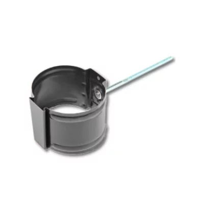 Держатель трубы D100 на кирпич Серый графит Держатель трубы D100 на кирпич Серый графит