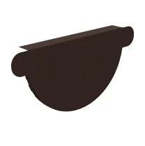 Заглушка желоба D125 Коричневый шоколад