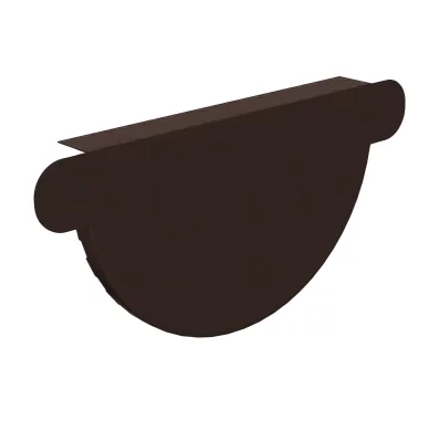 Заглушка желоба D125 Коричневый шоколад Заглушка желоба D125 Коричневый шоколад