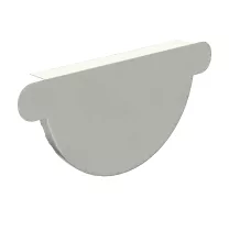 Заглушка желоба D125 Белый