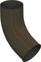 Колено сливное D100 Темно-коричневый