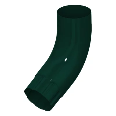 Колено трубы D100 Зеленый мох Колено трубы D100 Зеленый мох