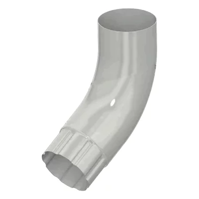 Колено трубы D100 Белый Колено трубы D100 Белый