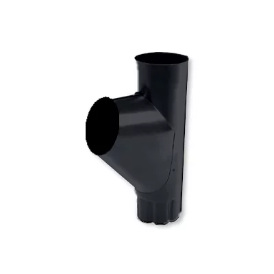 Тройник трубы D100 Серый графит Тройник трубы D100 Серый графит