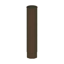 Труба водосточная D100х2000 Темно-коричневый