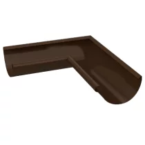 Угол желоба внутренний D125 Темно-коричневый