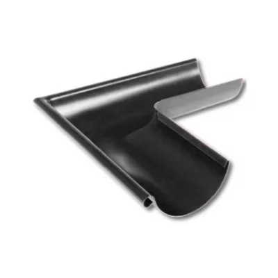 Угол желоба наружный D125 Серый графит Угол желоба наружный D125 Серый графит