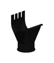 Воронка выпускная D125/100 Черная