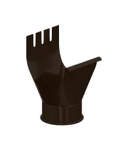 Воронка выпускная D125/100 Темно-коричневый