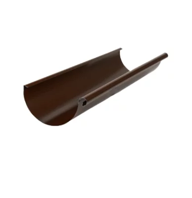 Желоб водосточный D125х3000 Темно-коричневый Желоб водосточный D125х3000 Темно-коричневый
