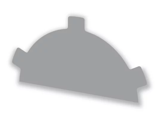 Заглушка конька круглого простая NormanMP (ПЭ-01-7004-0.5) Серая Заглушка конька круглого простая NormanMP (ПЭ-01-7004-0.5) Серая