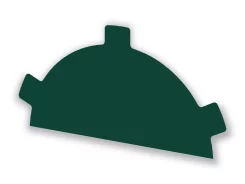 Заглушка конька круглого простая NormanMP (ПЭ-01-6005-0.5) Зеленый мох
