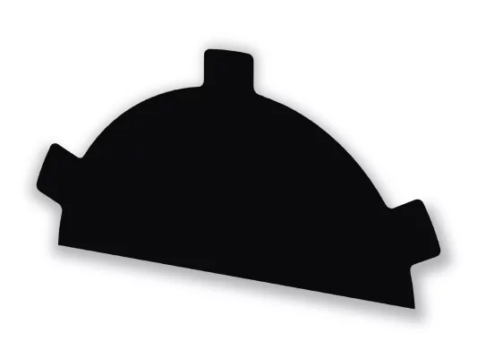 Заглушка конька круглого простая (VikingMP E-20-9005-0.5) Черный янтарь Заглушка конька круглого простая (VikingMP E-20-9005-0.5) Черный янтарь