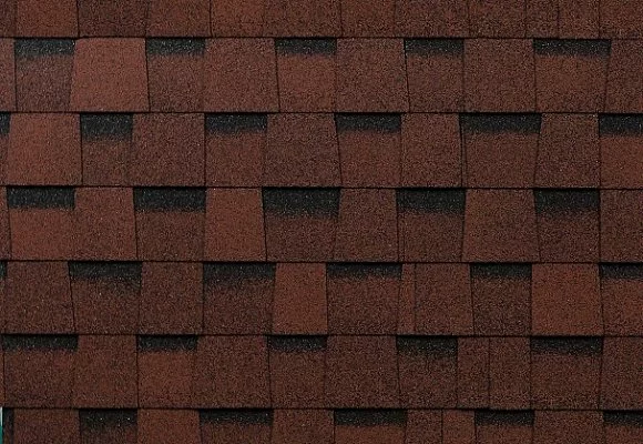 Гибкая черепица Shinglas Многослойная Фазенда Красный Гибкая черепица Shinglas Многослойная Фазенда Красный