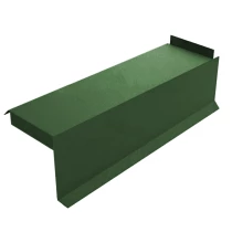 Планка сегментная торцевая правая 400 мм NormanMP (ПЭ-01-6002-0.5) Лиственно-зеленая