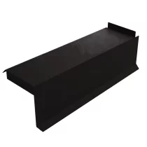 Планка сегментная торцевая правая 400 мм (PURETAN-20-RR32-0.5) Темно-коричневая