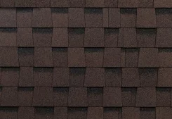 Гибкая черепица Shinglas Многослойная Фазенда Коричневый