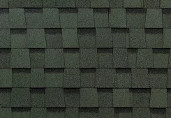 Гибкая черепица Shinglas Многослойная Фазенда Зеленый