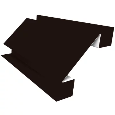 Планка угла внутреннего сложного 75х3000 PURMAN 0,5 мм RR32 Темно-коричневый Планка угла внутреннего сложного 75х3000 PURMAN 0,5 мм RR32 Темно-коричневый