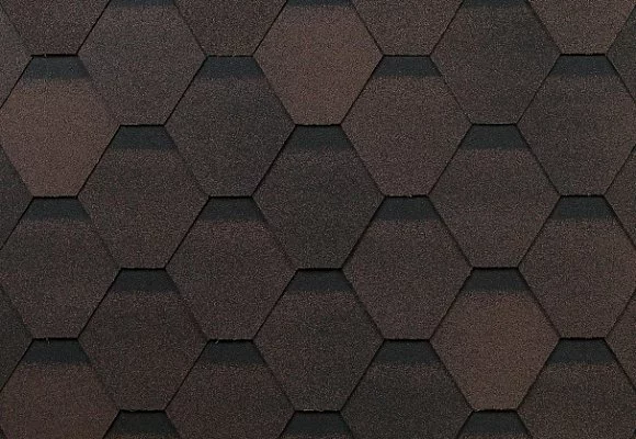 Гибкая черепица Shinglas Оптима Коричневая Гибкая черепица Shinglas Оптима Коричневая