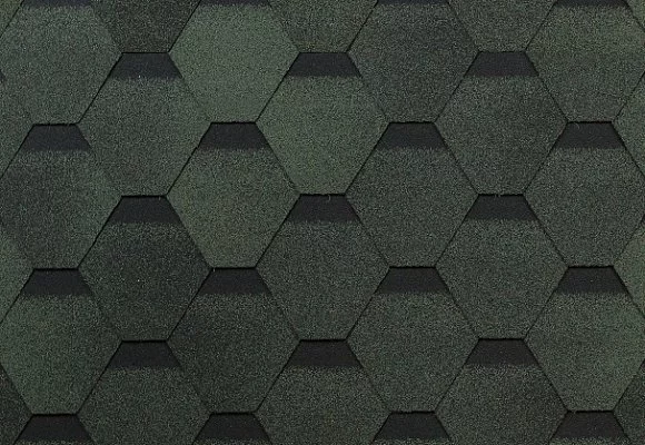 Гибкая черепица Shinglas Оптима Зеленая Гибкая черепица Shinglas Оптима Зеленая