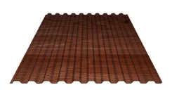 Профнастил для забора C-21 ECOSTEEL текстурированный Кедр 0,5 мм